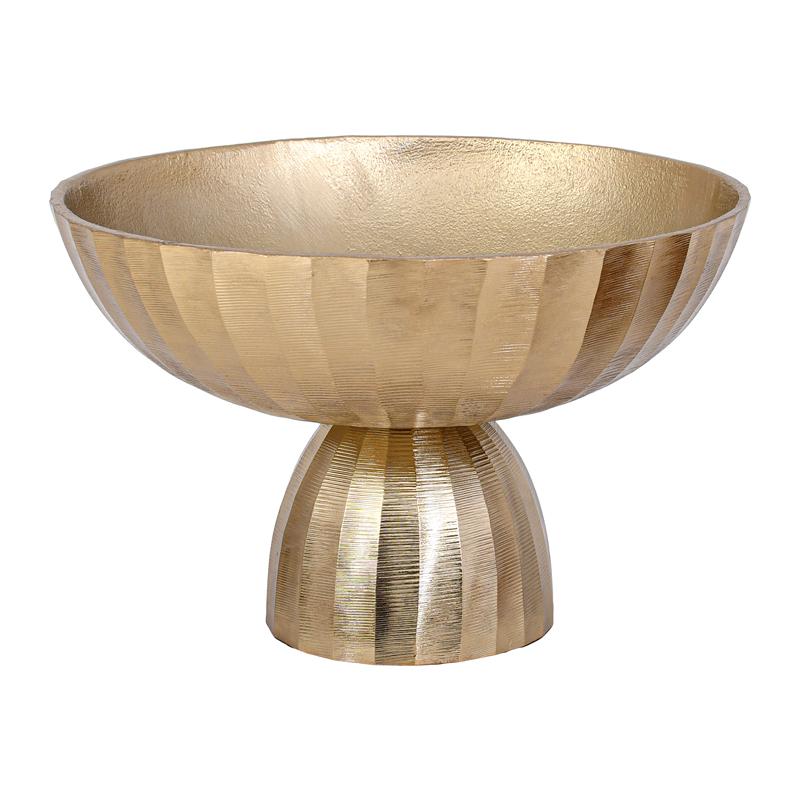 Bol Golden din Aluminiu D27x17cm