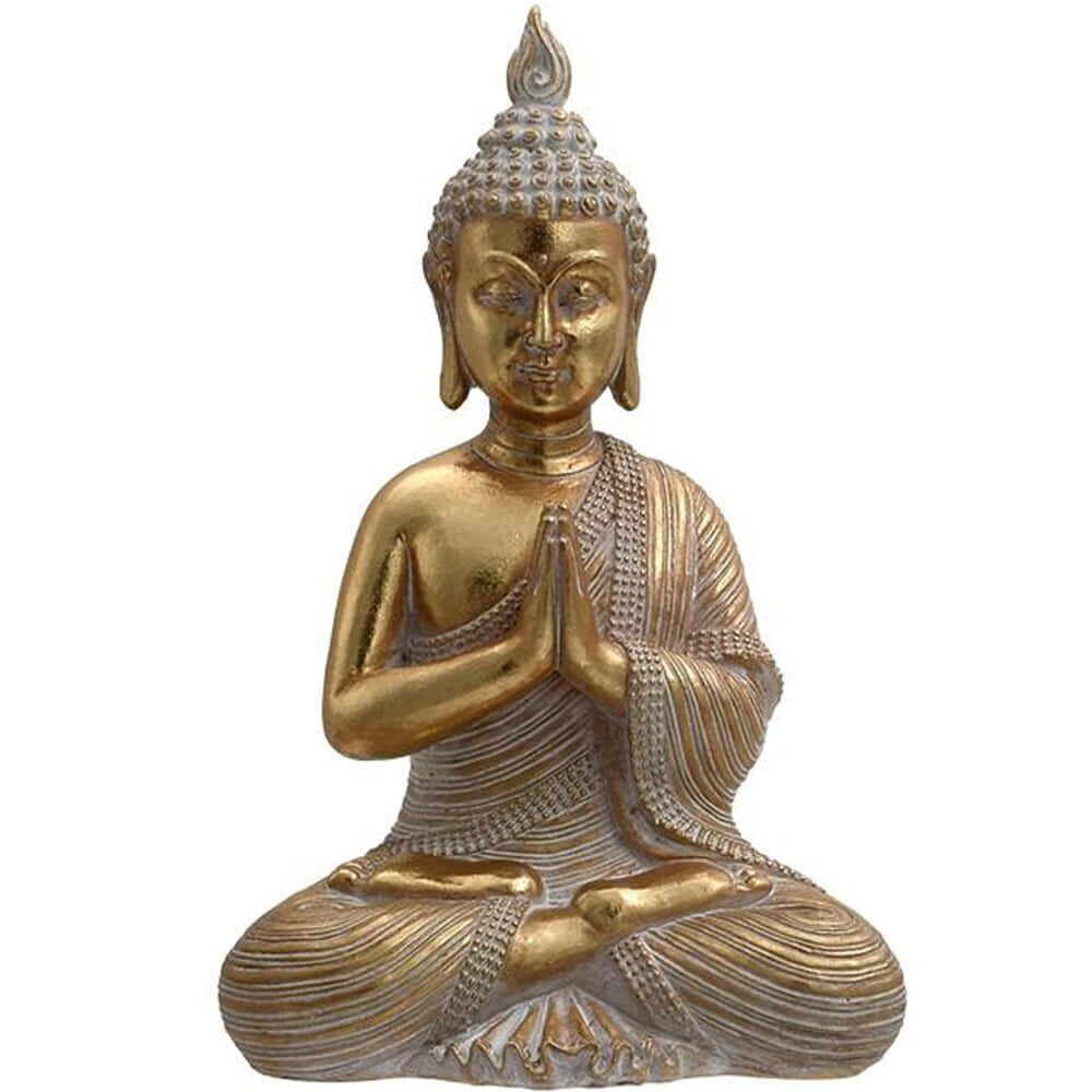 Budha Golden din Rasina 22x15x31cm
