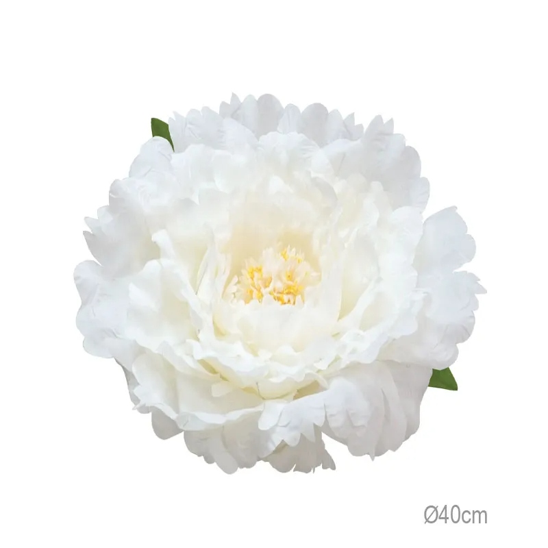 Bujor Artificial White D40cm