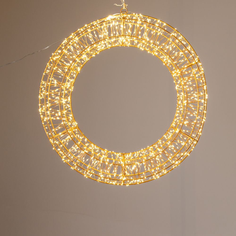 Coronita Bronze din Metal cu 900 LED D50cm