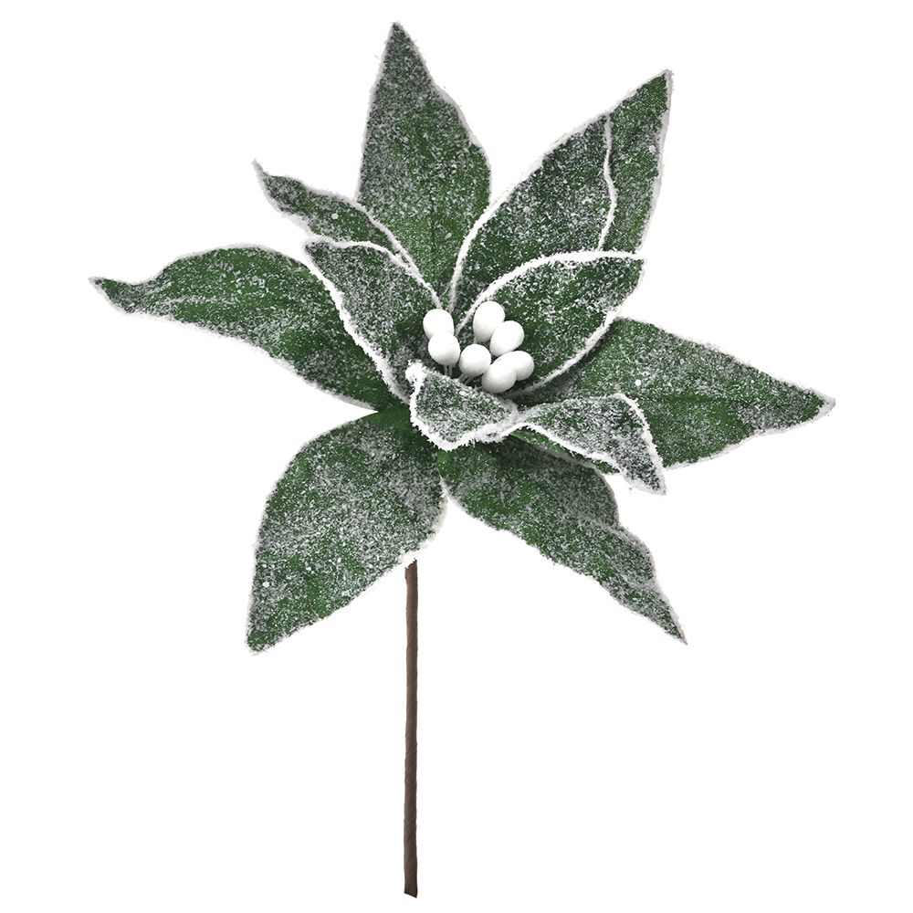 Craciunita Green Frosted 33x30cm