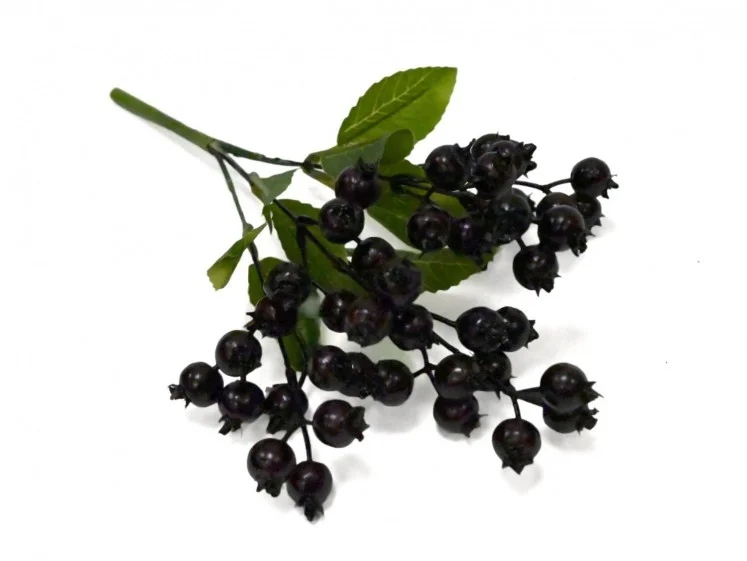 Creanga Artificiala Dark Red Berries 34cm