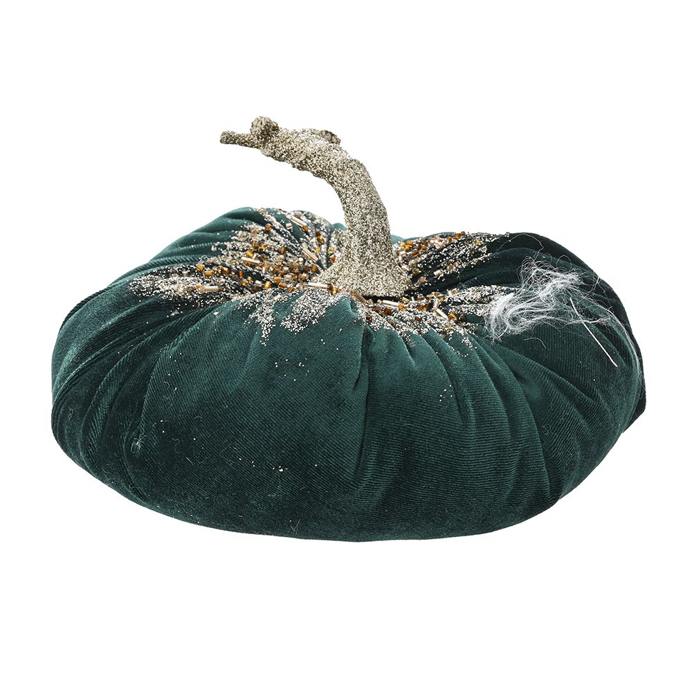 Dovleac Green din Catifea 12x12x14cm