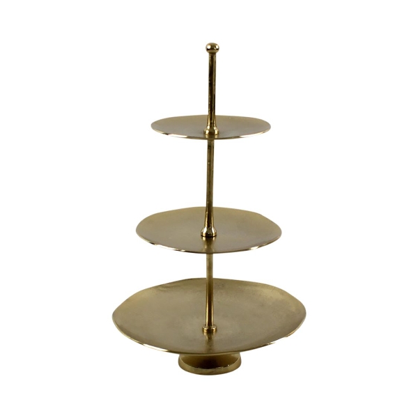 Etajera Golden din Aluminiu D24x70cm