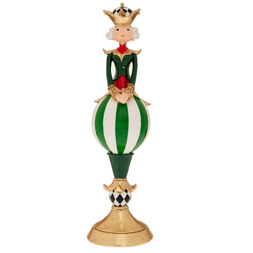 Figurina Green Queen din Rasina D13x46cm