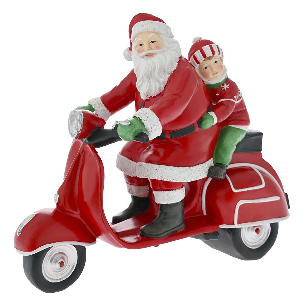 Figurina Red Santa din Rasina 30x12x24cm