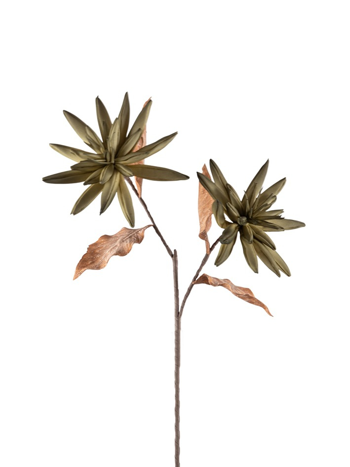 Floare Artificiala Green din Spuma 90cm