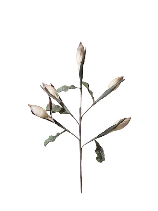 Floare Artificiala Light Brown din Spuma 90cm