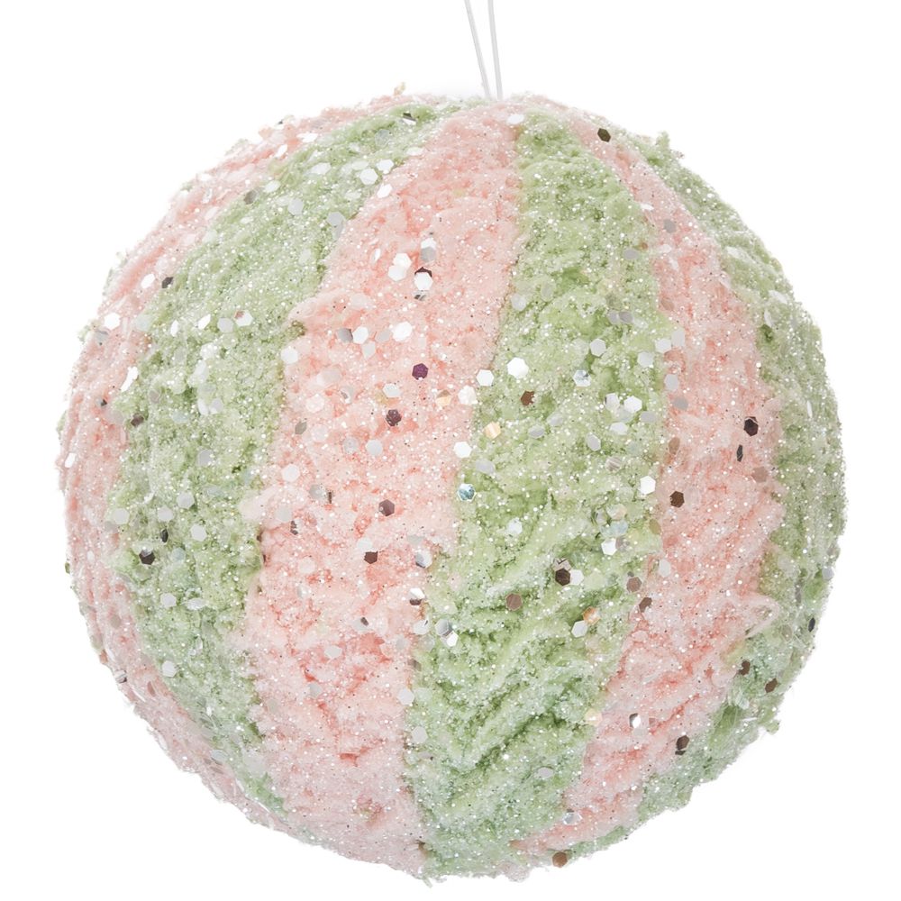 Glob Pink Green din Polistiren 12cm