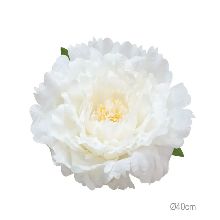 Bujor Artificial White D40cm