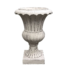 Amfora Antique Beige din Fibra de Sticla 75cm