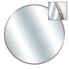 Oglinda Silver Pink din Aluminiu D80cm