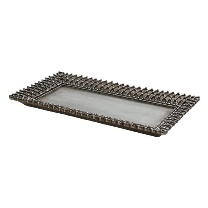 Tava Antique Silver din Rasina 27x13x2cm