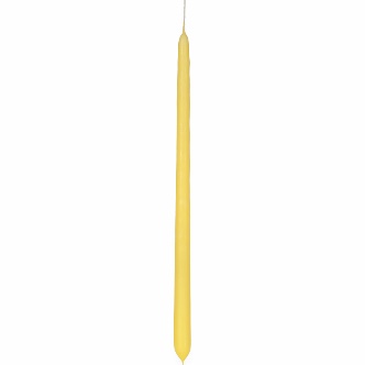 Lumanare Yellow Glossy 40cm