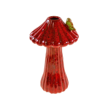 Vaza Red Mushroom din Ceramica D16x25cm