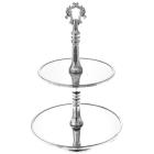 Etajera Silver din Metal cu Oglinda D26x40cm