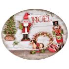 Platou Noel Xmas din Plastic D33x2cm