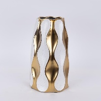 Vaza White Gold din Ceramica D15x31cm