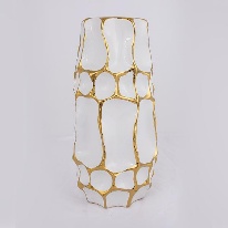 Vaza White Gold din Ceramica D16x32cm