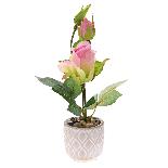 Trandafir Artificial in Ghiveci 28cm
