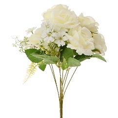 Buchet Flori Albe Artificiale 43cm