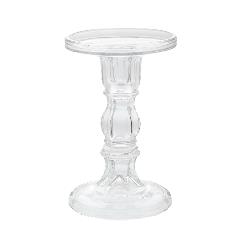 Suport pentru Lumanare din Sticla D11x18cm