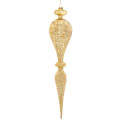 Set 4 Globuri Gold din Sticla D8x38cm