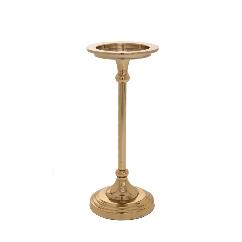 Suport pentru Lumanare Gold din Metal D10x25cm