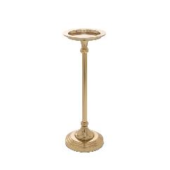 Suport pentru Lumanare Gold din Metal D10x30cm