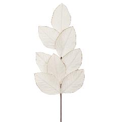 Frunze Artificiale White Glitter 70cm