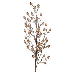 Creanga Artificiala Gold Berries 75cm