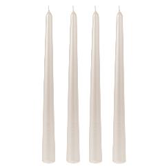 Set 4 Lumanari White din Ceara 25cm