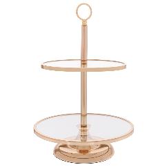 Etajera Gold din Metal cu Oglinda D30x44cm