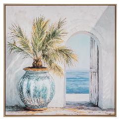 Tablou Palm Vase 80x80cm