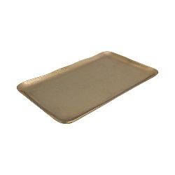 Platou Golden din Aluminiu 36x22x2cm