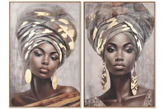 Tablou African Woman 80x4x120cm
