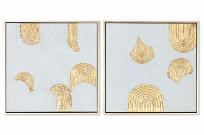Tablou White Gold 42x4x42cm