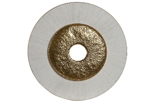 Decoratiune White Golden din Metal D70x4cm