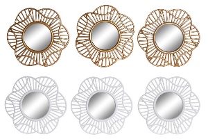 Set 3 Oglinzi din Plastic D25x5cm