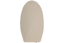 Vaza White Leaf din Metal 32x13x54cm
