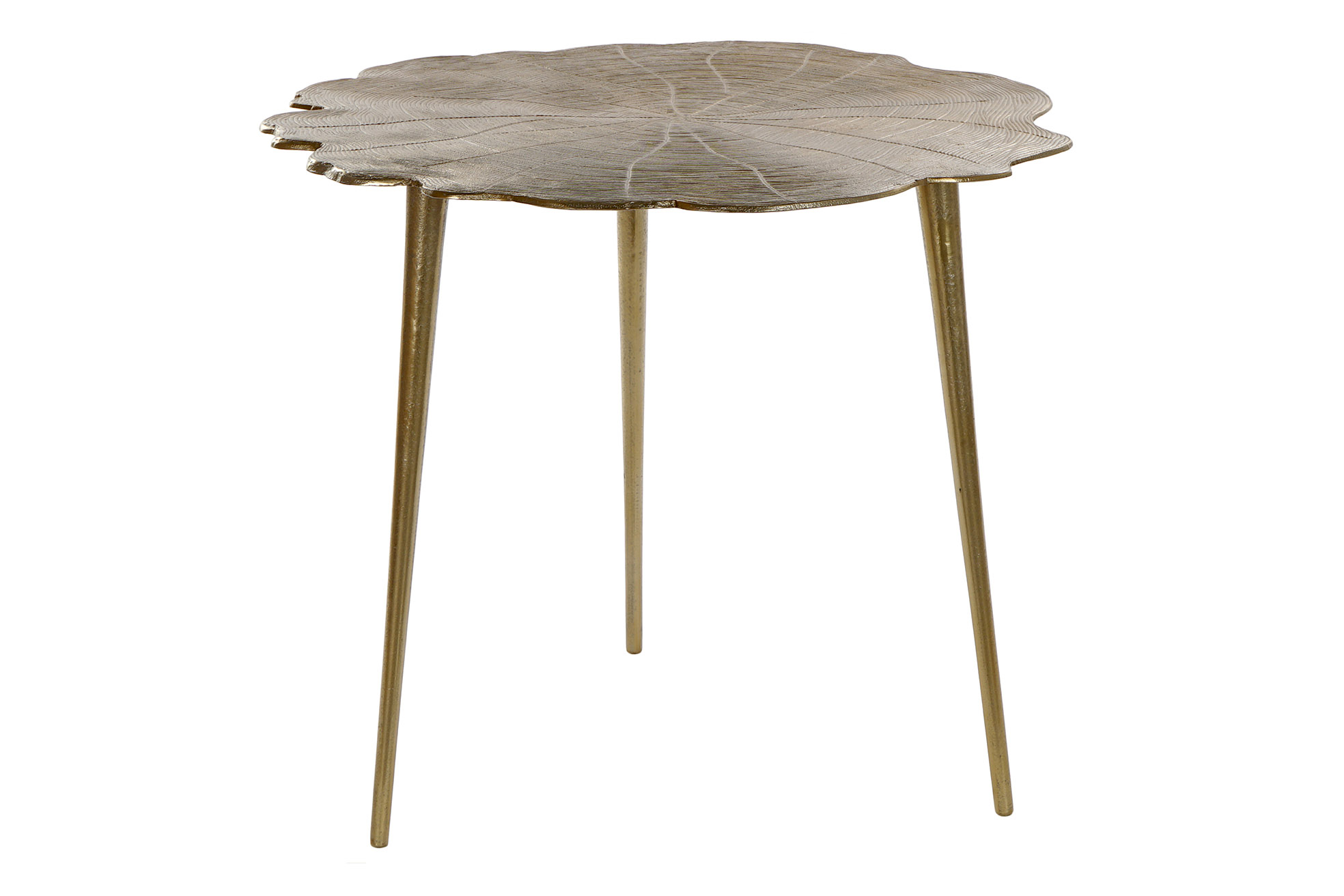 Masa Golden Leaf din Aluminiu D62x54cm