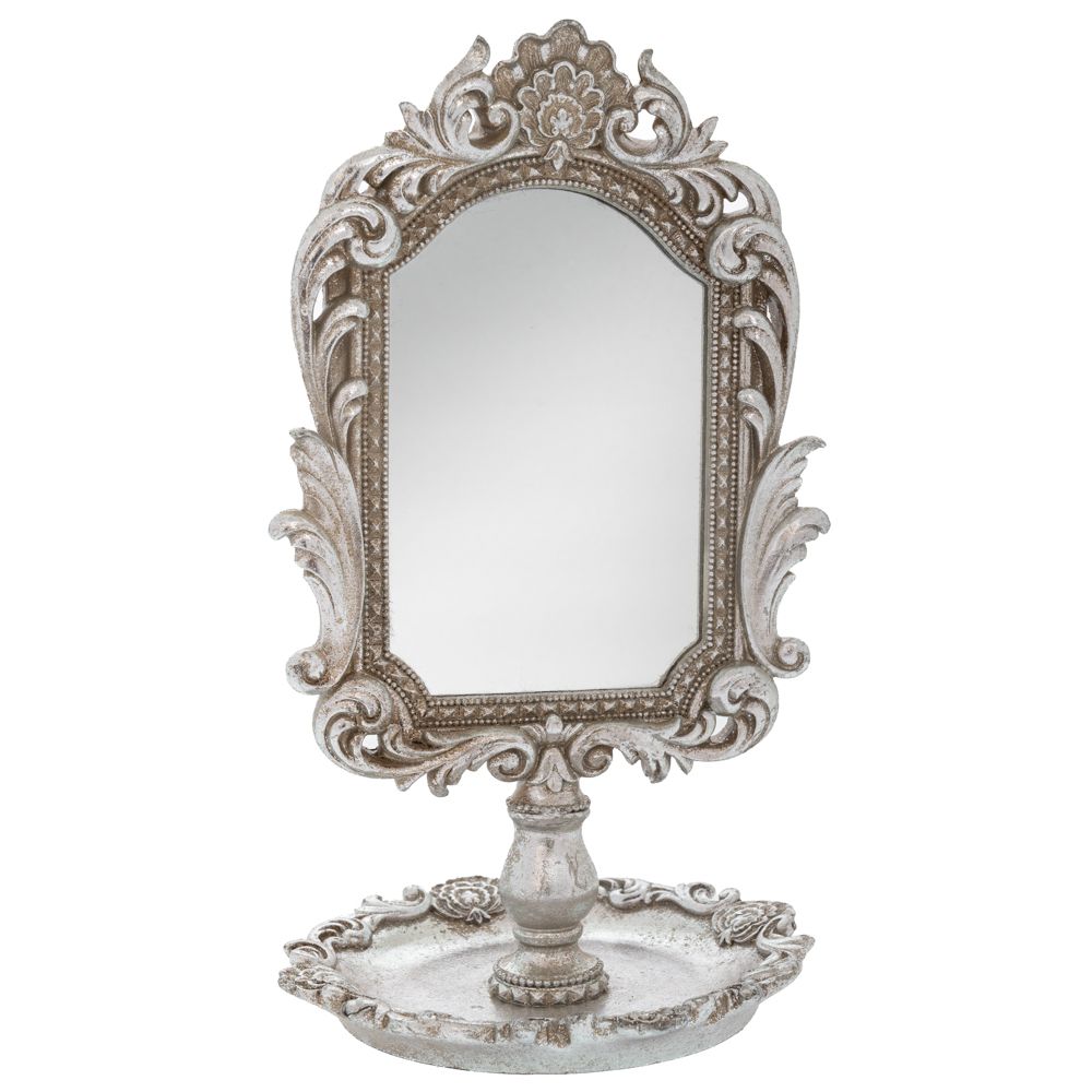 Oglinda Silver din Rasina 16x16x27cm