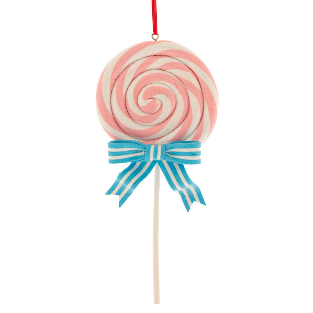 Ornament Brad Pink Candy 7x16cm