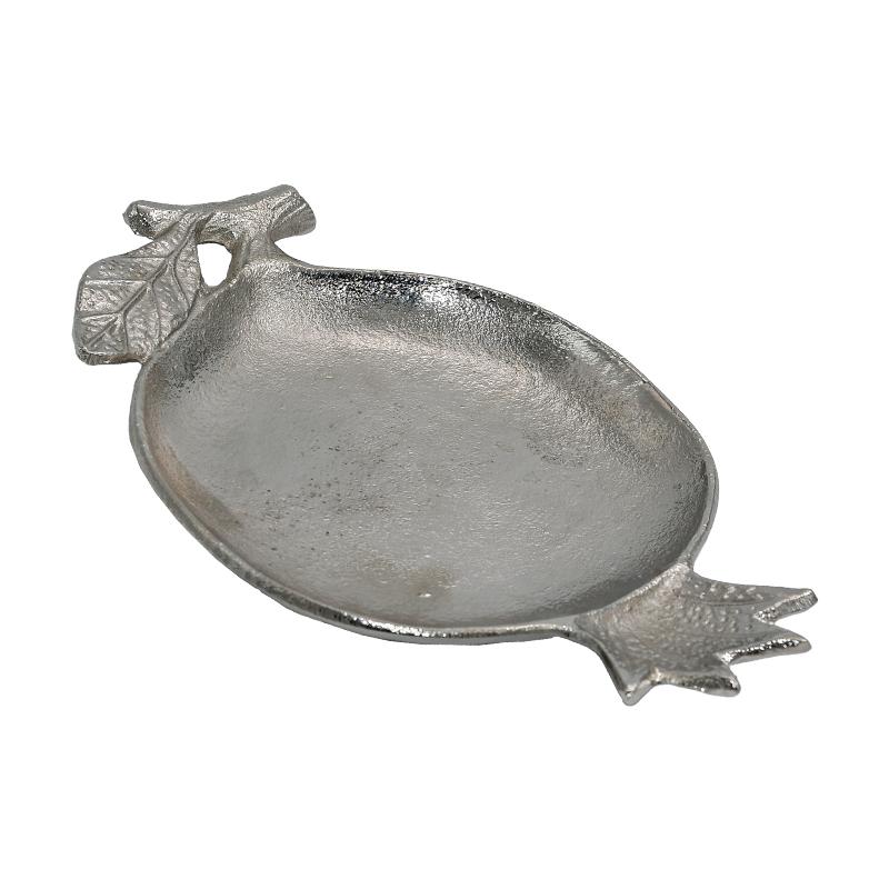 Platou Silver din Aluminiu 26x16x4cm