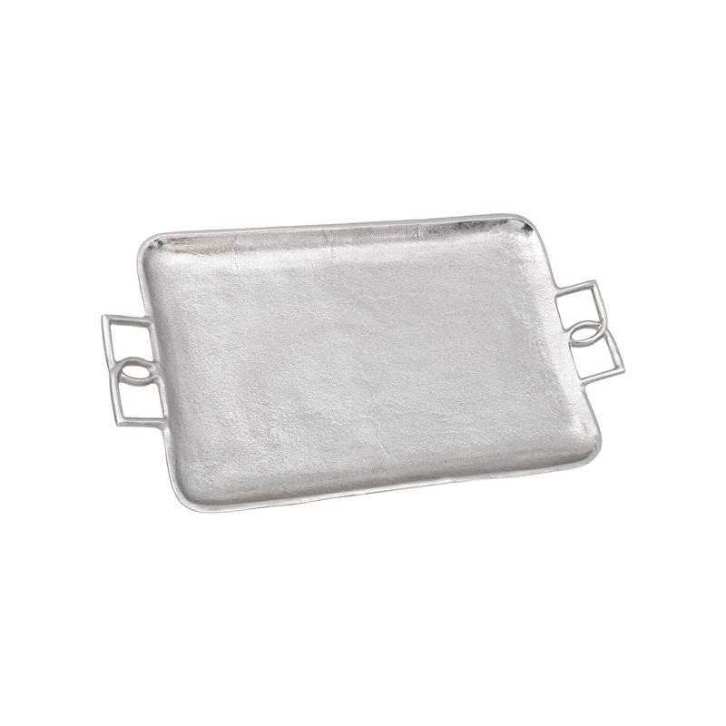 Platou Silver din Aluminiu 50x26x4cm