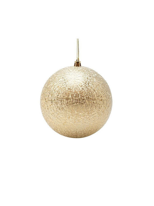 Set 2 Globuri Gold din Plastic D12cm