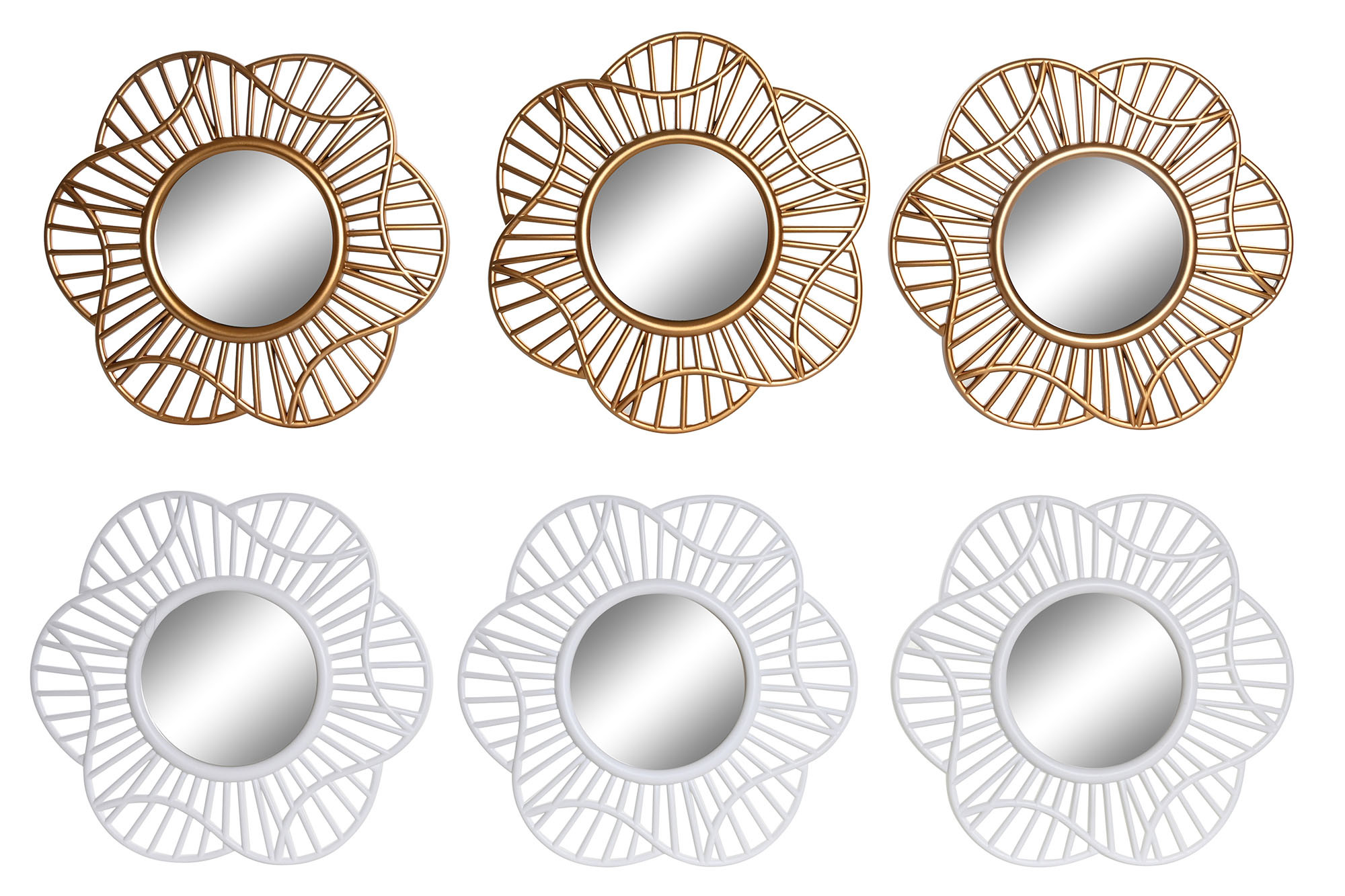 Set 3 Oglinzi din Plastic D25x5cm