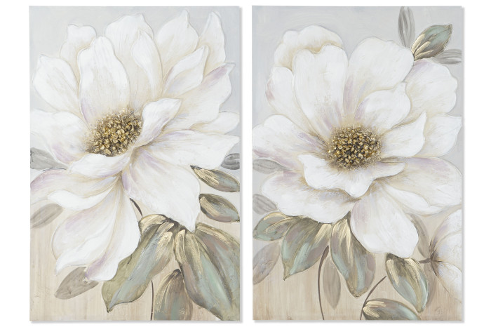 Tablou White Poppy Flower 60x3x90cm
