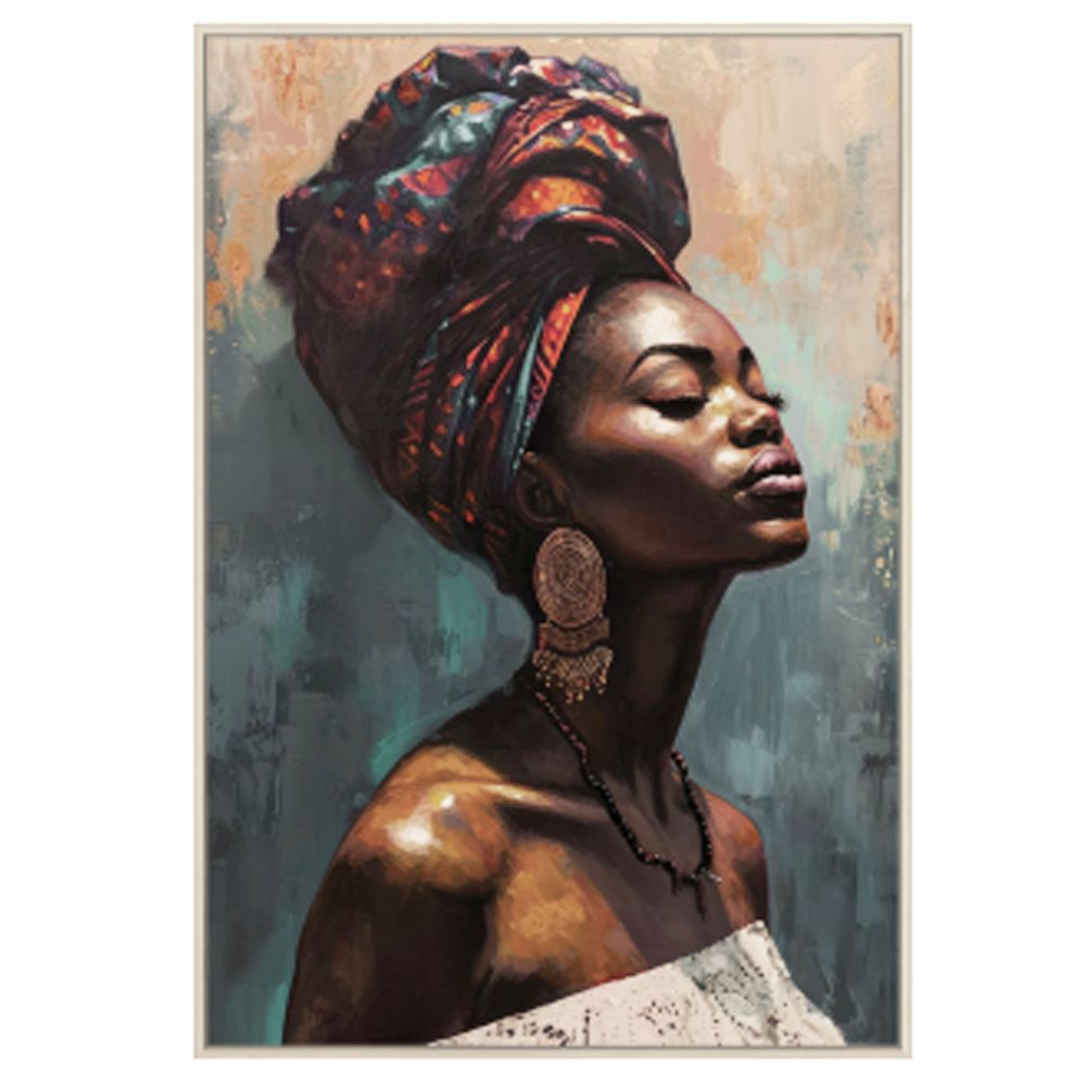 Tablou Woman with Turban 80x120cm