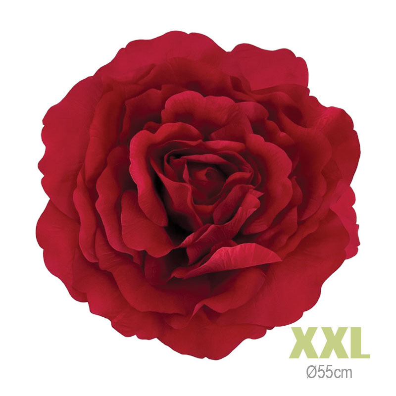 Trandafir Artificial Rosu D55cm